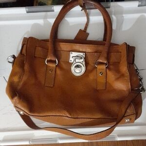 Michael Kors Brown Leather Satchel-Vintage
